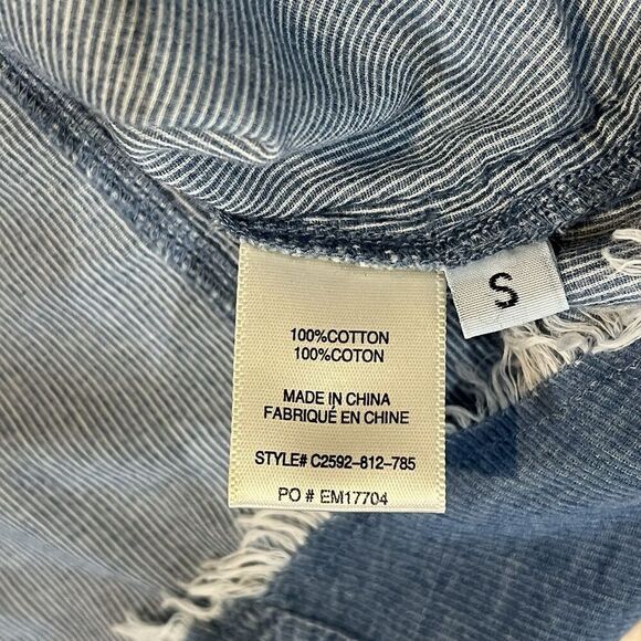 LOT of 3! Women Flannel Lucky Brand Cloth & Stone Joy Joy 2 Tops/1 Cardigan Sz S - Picture 12 of 16